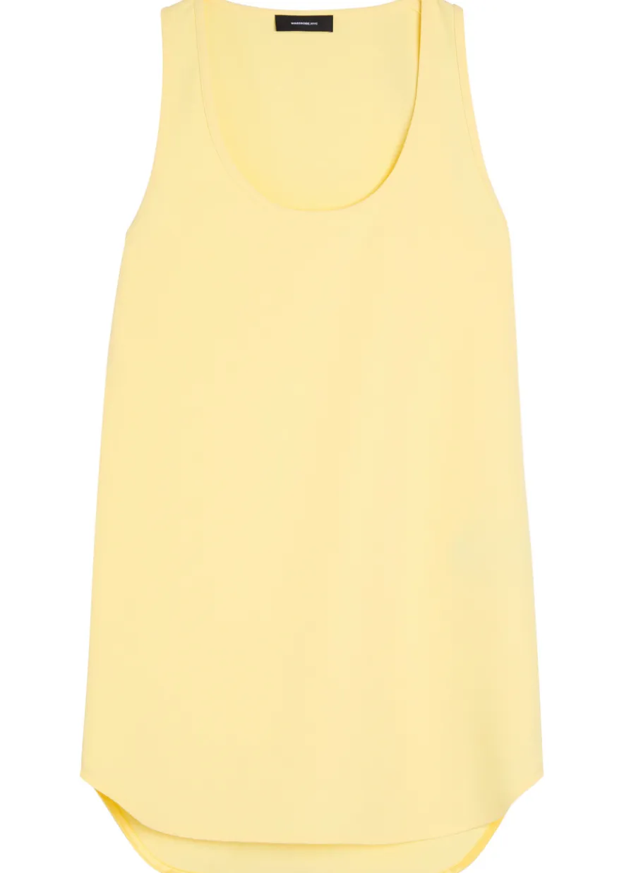 Stretch-crepe mini dress