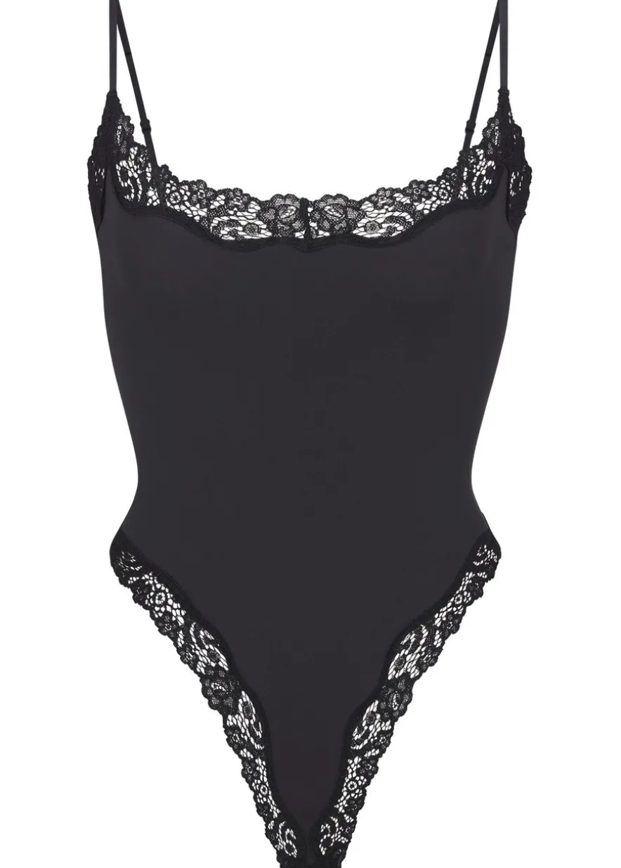 Stretch-jersey cami bodysuit