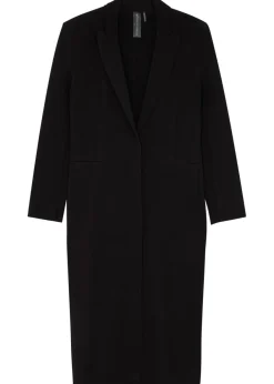 Stretch-jersey coat
