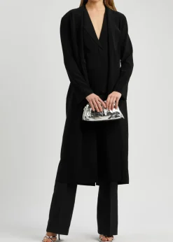 Stretch-jersey coat