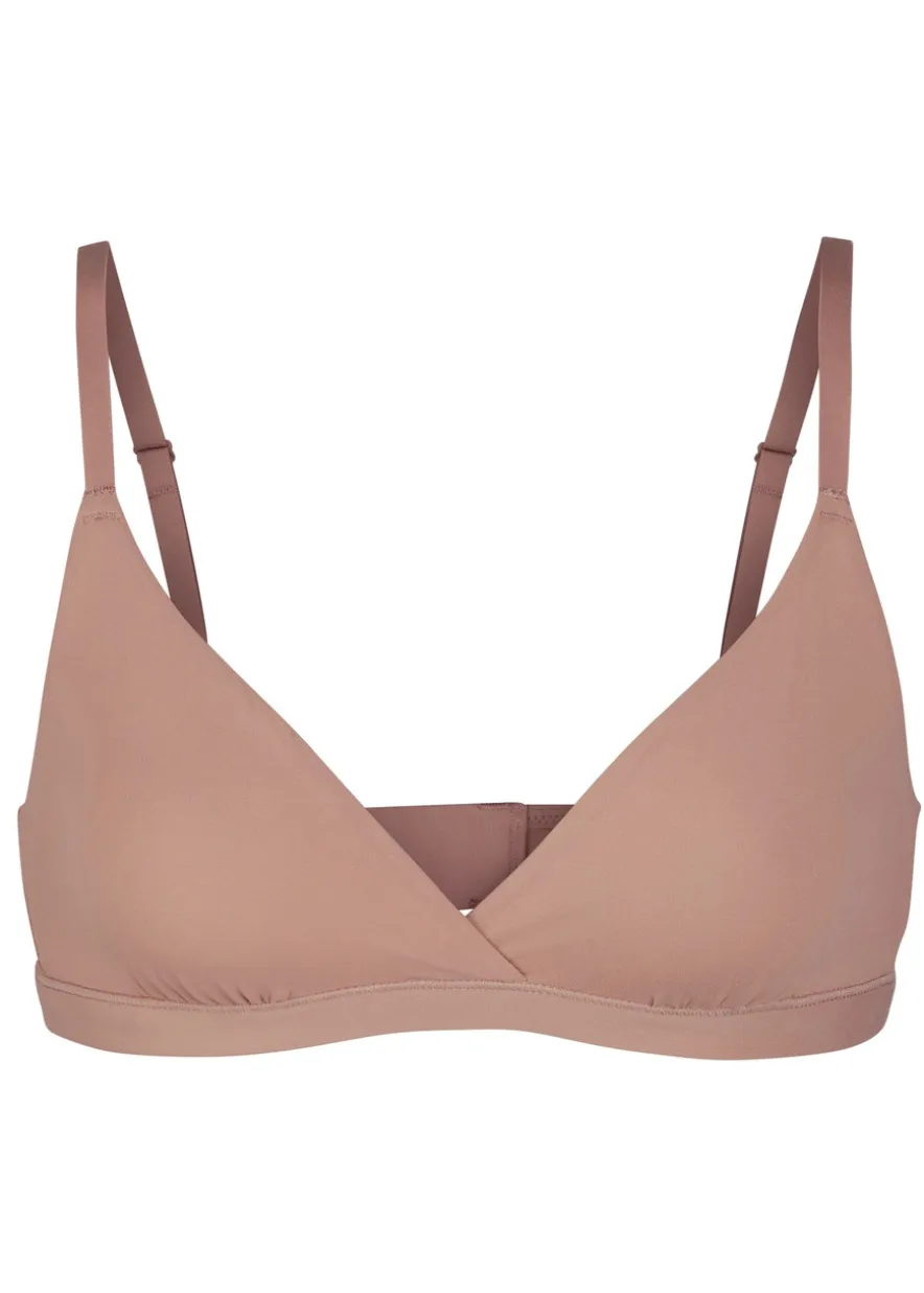 Stretch-jersey crossover bralette