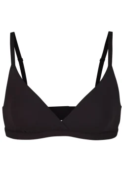 Stretch-jersey crossover bralette