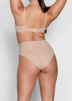 Stretch-jersey crossover bralette
