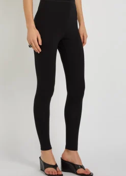 Stretch-jersey leggings