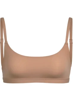 Stretch-jersey scoop bralette