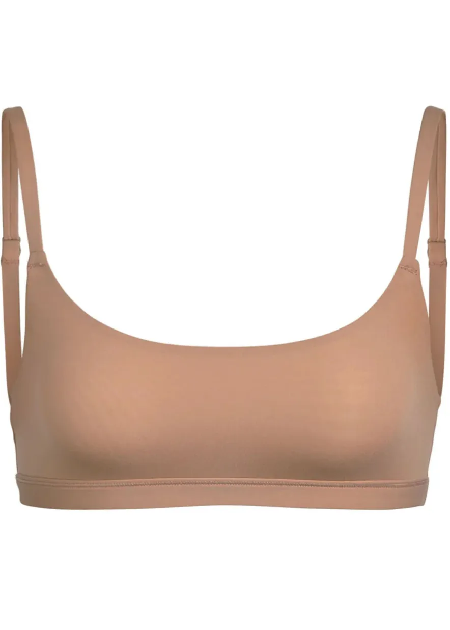Stretch-jersey scoop bralette
