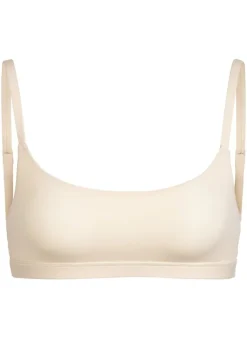 Stretch-jersey scoop bralette