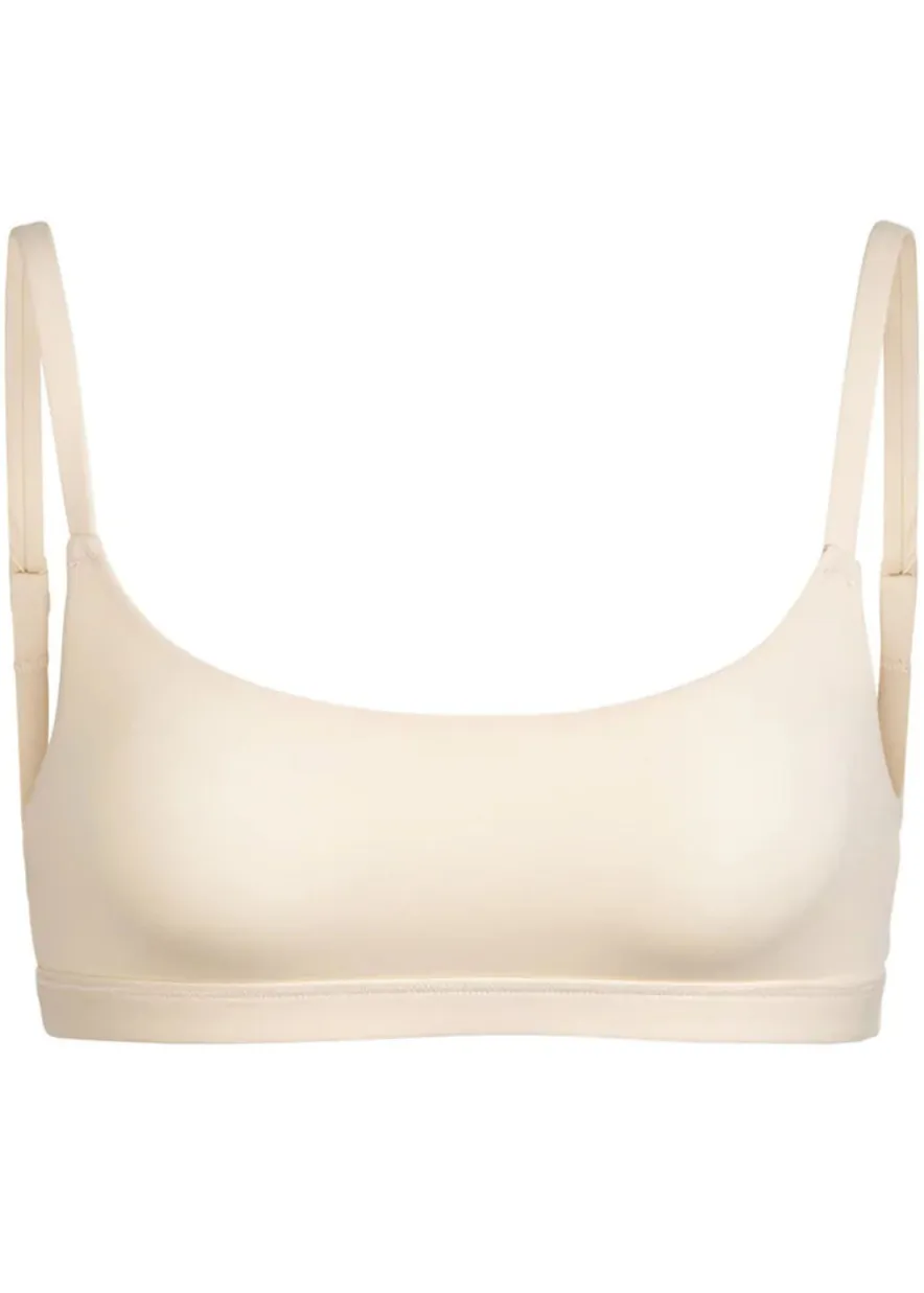Stretch-jersey scoop bralette