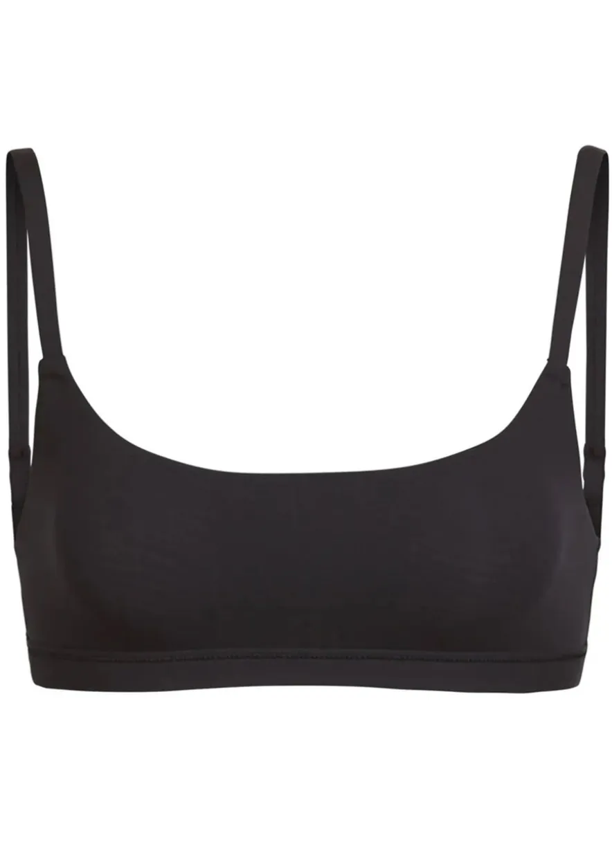 Stretch-jersey scoop bralette