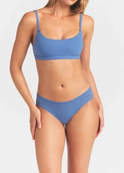 Stretch-jersey scoop bralette