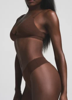 Stretch-jersey thong