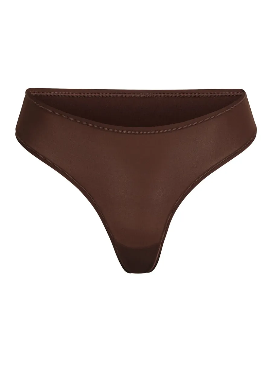 Stretch-jersey thong