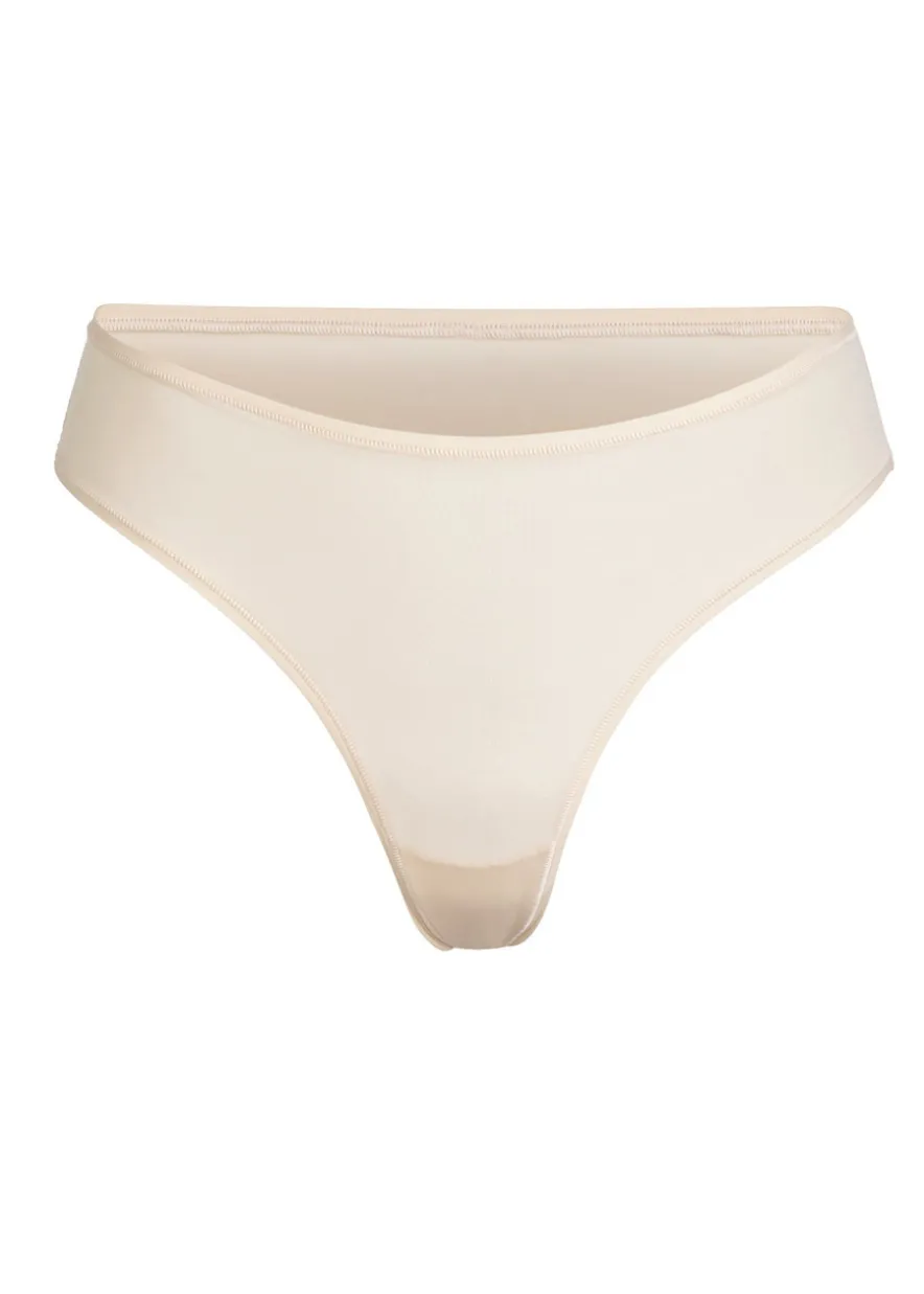 Stretch-jersey thong