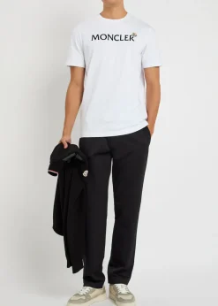 Stretch-jersey track trousers