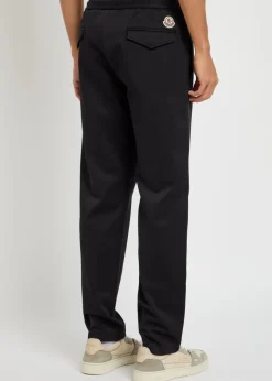 Stretch-jersey track trousers