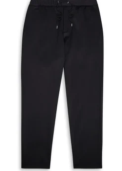 Stretch-jersey track trousers