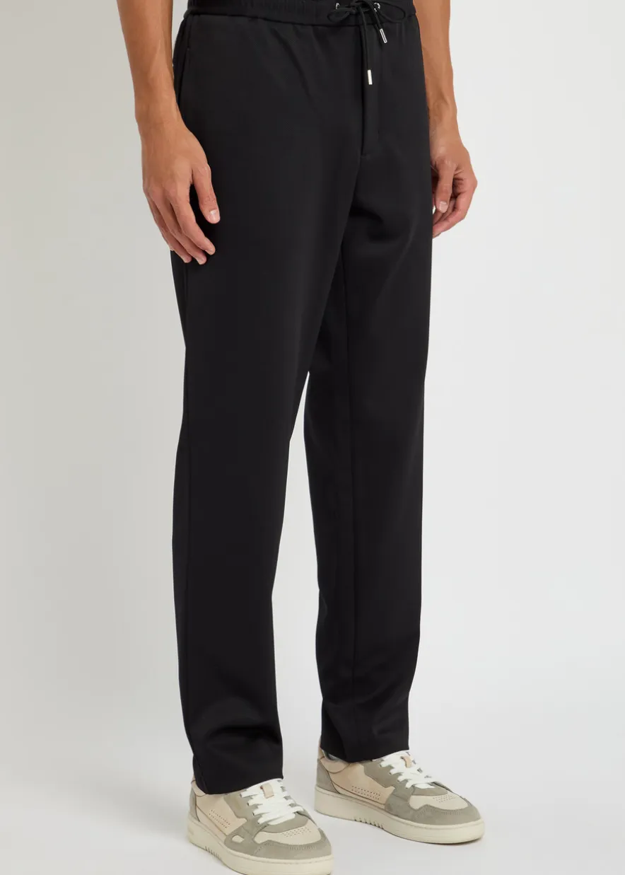 Stretch-jersey track trousers