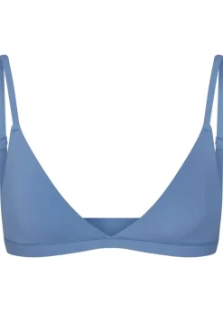 Stretch-jersey triangle bralette