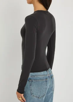 Stretch-jersey T-shirt
