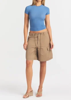Stretch-jersey T-shirt