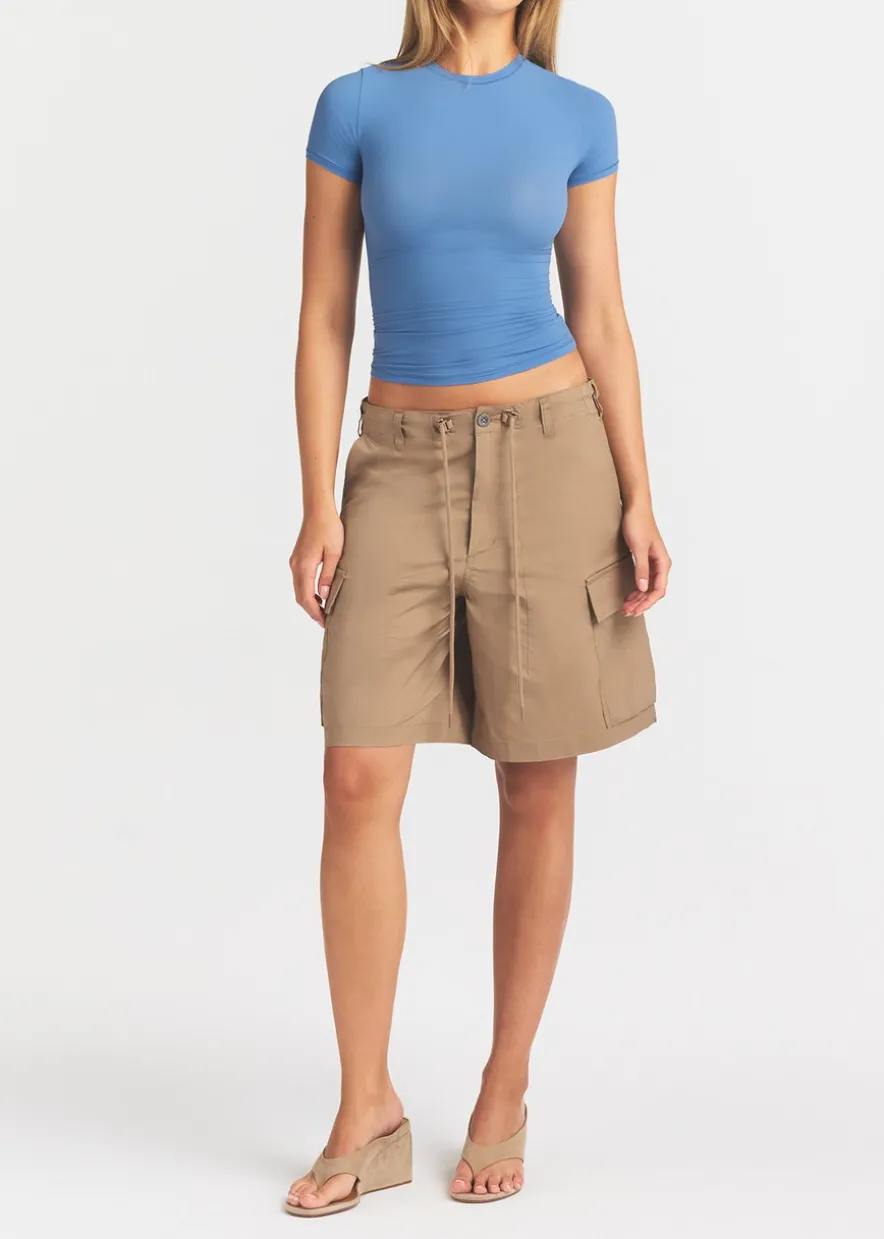 Stretch-jersey T-shirt
