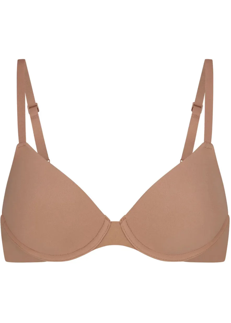 Stretch-jersey T-shirt bra