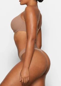 Stretch-jersey T-shirt bra