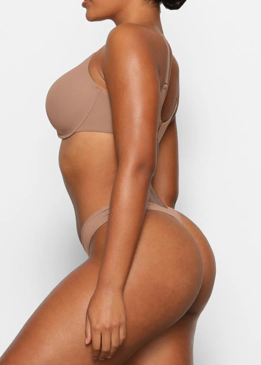 Stretch-jersey T-shirt bra