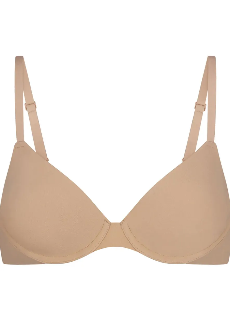 Stretch-jersey T-shirt bra