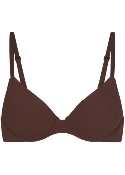 Stretch-jersey T-shirt bra