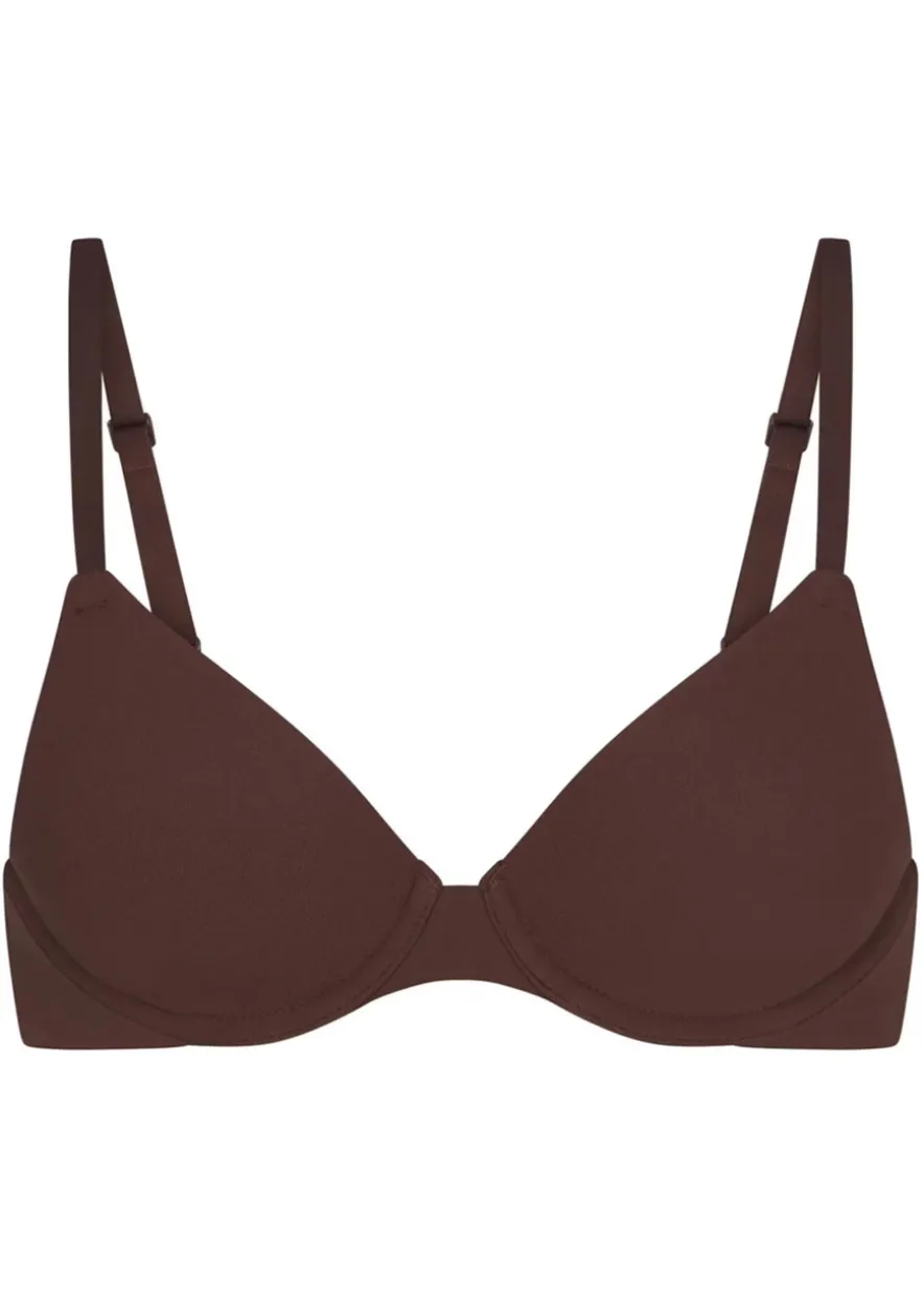 Stretch-jersey T-shirt bra
