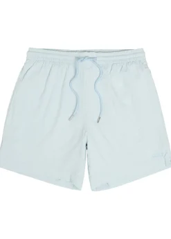 Stretch-seersucker swim shorts