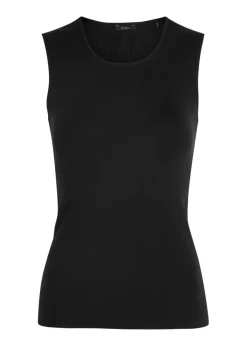 Stretch-silk knit tank