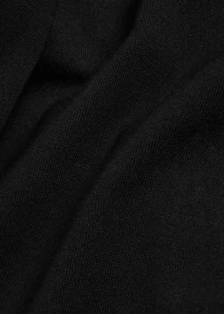 Stretch-silk knit top