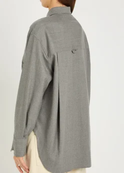 Stretch-wool shirt
