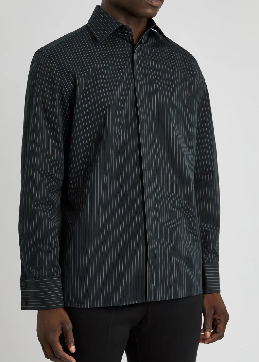 Stripe cotton shirt