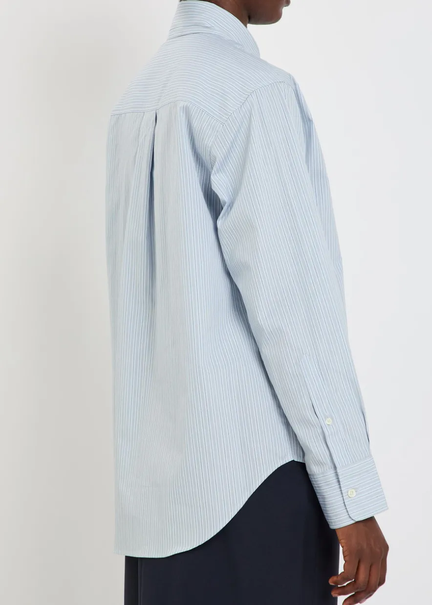 Striped cotton Oxford shirt