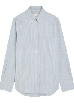 Striped cotton Oxford shirt
