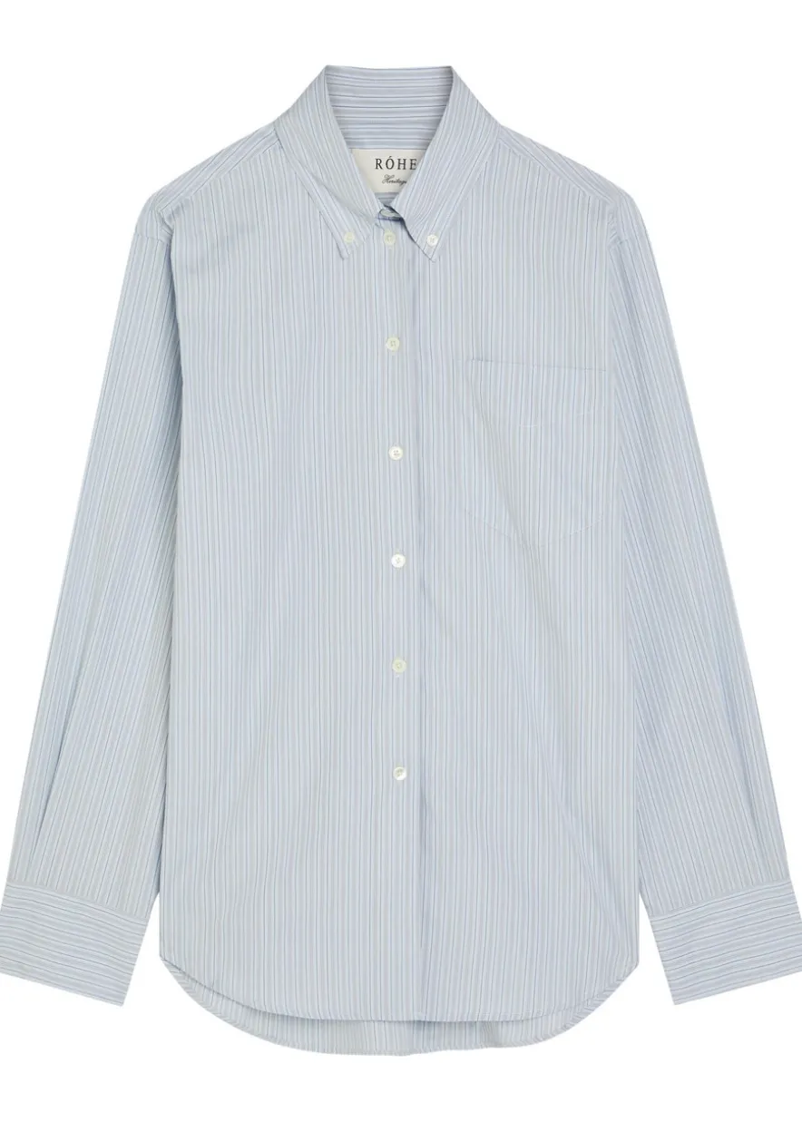 Striped cotton Oxford shirt