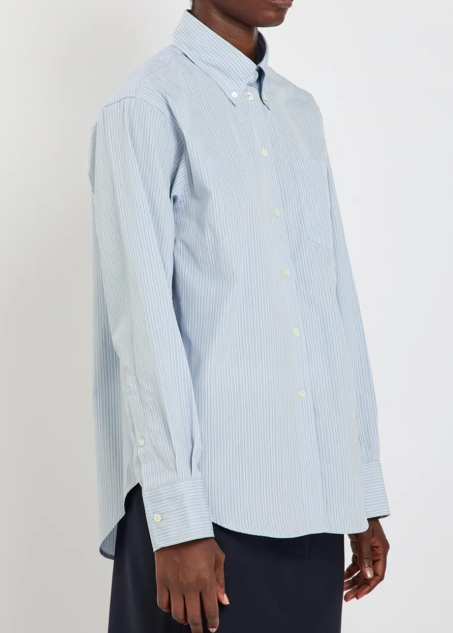 Striped cotton Oxford shirt