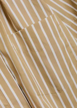 Striped cotton-poplin shirt