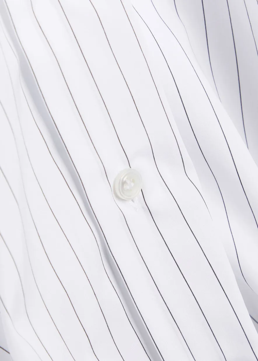 Striped cotton shirt