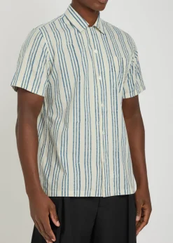 Striped cotton shirt