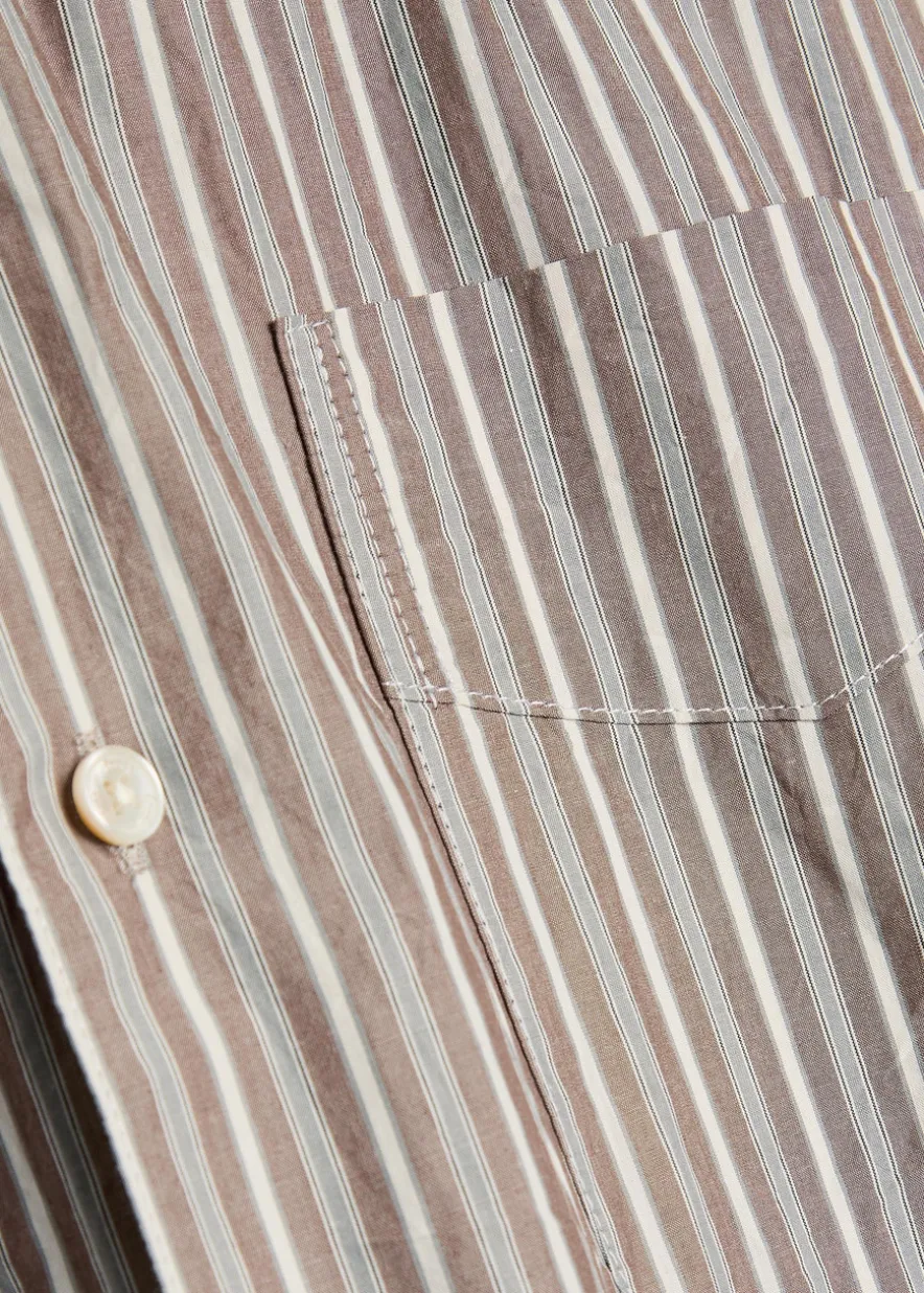 Striped cotton shirt