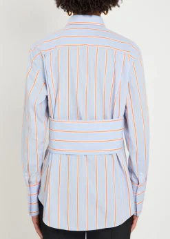 Striped cotton shirt