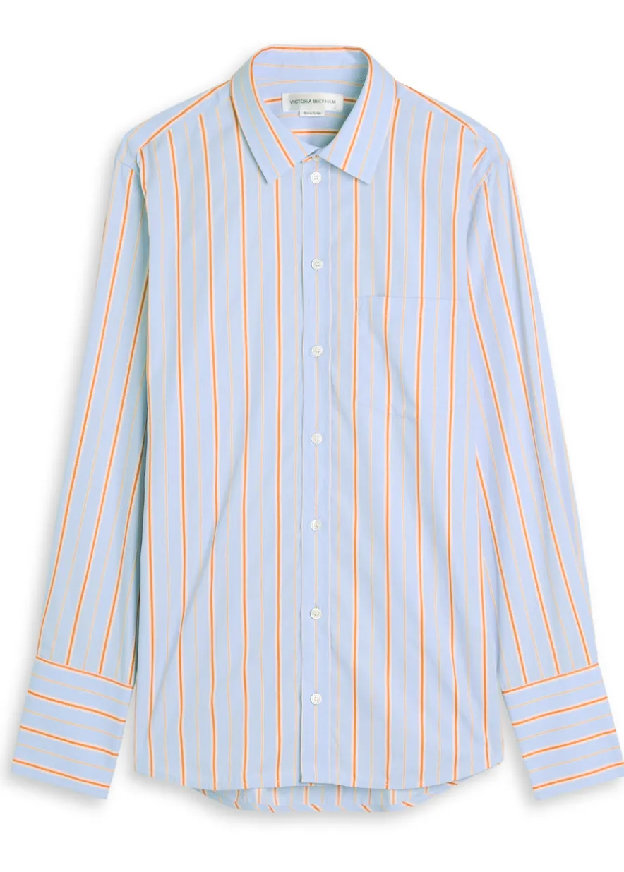 Striped cotton shirt