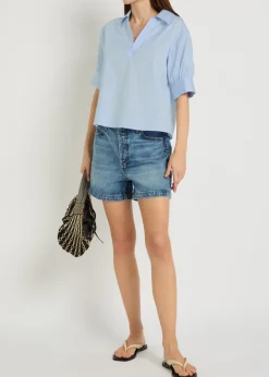 Striped cotton shirt