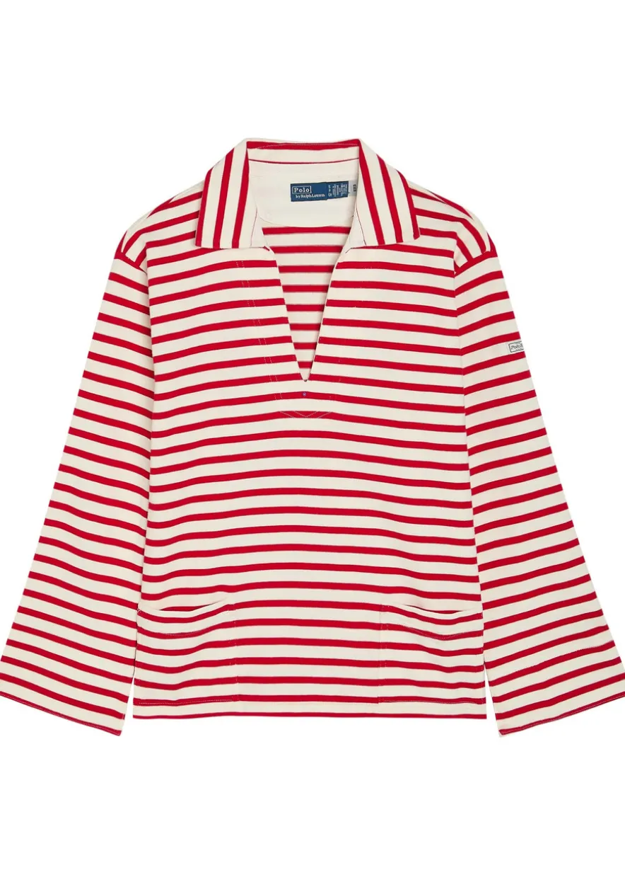 Striped cotton sweatshirt