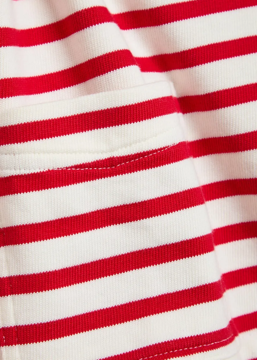 Striped cotton sweatshirt