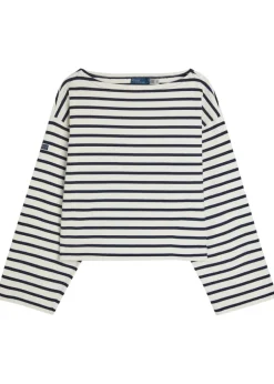 Striped cotton top